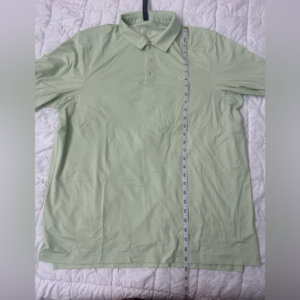 lululemon athletica Light Green Polo Shirt